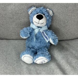 Polar Express Stuffed Bear 5" Polar Bear Blue Gently Used Shaggy